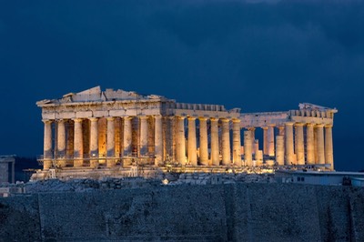 Parthenon-on-Acropolis-in-Athens-Greece